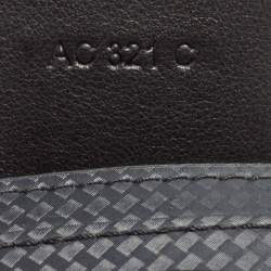 مملوكة مسبقًا حامل بطاقات مونت بلانك جلد أزرق/أسود