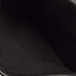 مملوكة مسبقًا حامل بطاقات مونت بلانك جلد أزرق/أسود