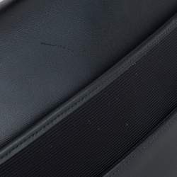 مملوكة مسبقًا Montblanc Black Leather and Nylon Briefcase