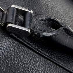 مملوكة مسبقًا حافظة مستندات مونت بلانك ميسترستوك جلد محبب ناعم أسود