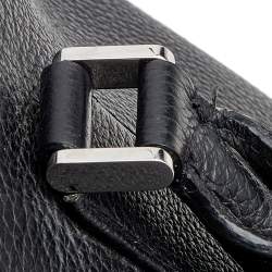 مملوكة مسبقًا حافظة مستندات مونت بلانك ميسترستوك جلد محبب ناعم أسود