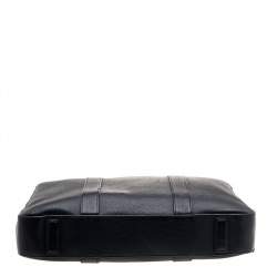 مملوكة مسبقًا حافظة مستندات مونت بلانك ميسترستوك جلد محبب ناعم أسود