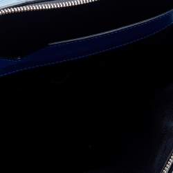 Pre Owned حقيبة لابتوب مون بلان ميسترستوك يوربان جلد أزرق