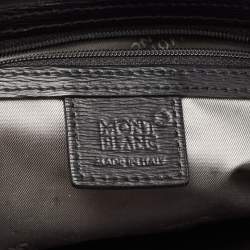 Montblanc Black Leather 4810 Westside Clutch Zip Top