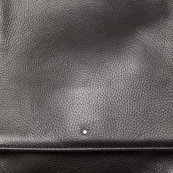 Montblanc Dark Brown Leather Meisterstuck North South Messenger Bag