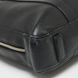 Pre Owned Montblanc Black Leather Soft Grain Meisterstuck Briefcase