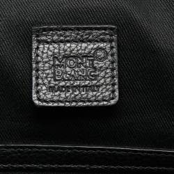 Pre Owned Montblanc Black Leather Soft Grain Meisterstuck Briefcase