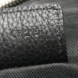 Pre Owned Montblanc Black Leather Soft Grain Meisterstuck Briefcase