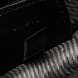 Pre Owned Montblanc Black Leather 4810 Westside Double Gusset Briefcase Bag