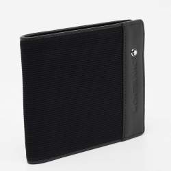 Montblanc Black Canvas and Leather Mesiterstuck Bifold Wallet