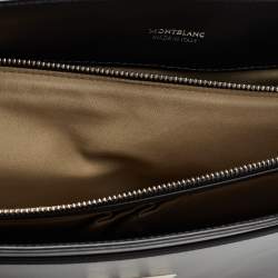 Pre Owned Montblanc Black Leather Meisterstück Briefcase
