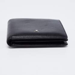 Pre Owned Montblanc Black Leather Meisterstuck 12CC Bifold Wallet