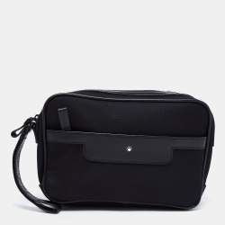Montblanc Black Canvas And Leather Extreme 2.0 Pouch