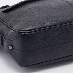 Pre Owned Montblanc Black Leather Crossbody Bag