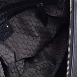 Pre Owned Montblanc Black Leather Crossbody Bag