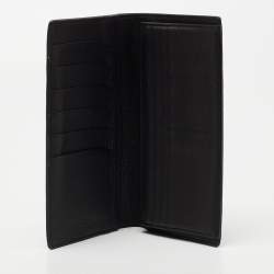 Pre Owned Montblanc Black Leather Meisterstck 14CC Long Bifold Wallet