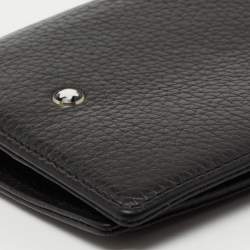 Pre Owned Montblanc Black Leather Meisterstck 14CC Long Bifold Wallet