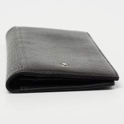 Pre Owned Montblanc Black Leather Meisterstck 14CC Long Bifold Wallet