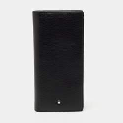 Pre Owned Montblanc Black Leather Meisterstck 14CC Long Bifold Wallet