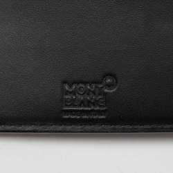 Pre Owned Montblanc Black Leather Meisterstuck Bifold Wallet