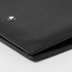 Pre Owned Montblanc Black Leather Meisterstuck Bifold Wallet