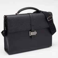 Pre Owned Montblanc Black Meisterstuck Leather Briefcase