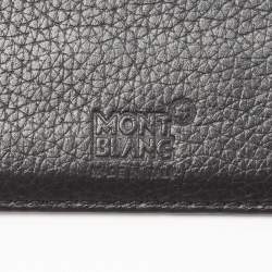 Pre Owned Montblanc Black Leather Meisterstuck Card Holder 6CC