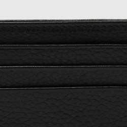 Pre Owned Montblanc Black Leather Meisterstuck Card Holder 6CC