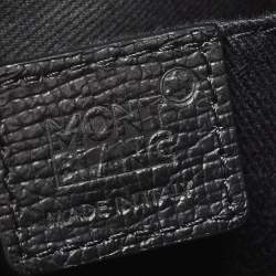 Montblanc Black Leather Messenger Bag