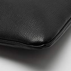 Montblanc Black Leather Messenger Bag