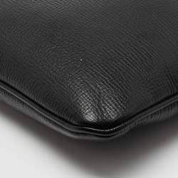 Montblanc Black Leather Messenger Bag