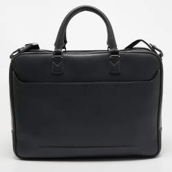 Montblanc Grey Leather Large Sartorial Document Briefcase