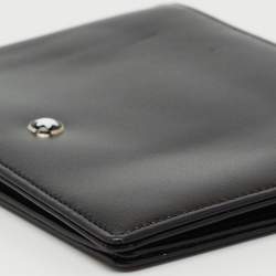 Pre Owned Montblanc Black Leather Meisterstuck Bifold Wallet