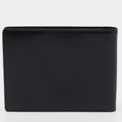 Pre Owned Montblanc Black Leather Meisterstuck Bifold Wallet