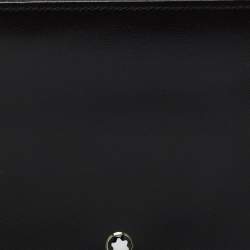 Pre Owned Montblanc Black Leather Meisterstuck Bifold Wallet
