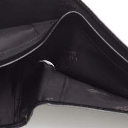Pre Owned Montblanc Black Leather Meisterstuck Bifold Wallet