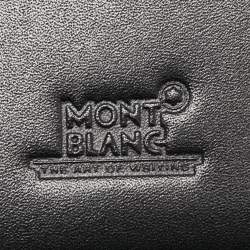 Pre Owned Montblanc Black Leather Meisterstuck Notepad Wallet