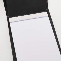 Pre Owned Montblanc Black Leather Meisterstuck Notepad Wallet