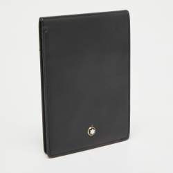 Pre Owned Montblanc Black Leather Meisterstuck Notepad Wallet