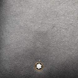Pre Owned Montblanc Black Leather Meisterstuck Notepad Wallet