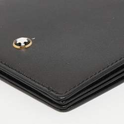 Pre Owned Montblanc Black Leather Meisterstuck Notepad Wallet