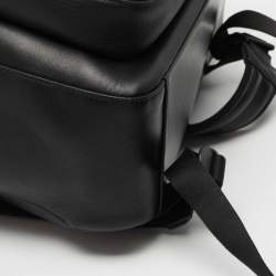 Montblanc Black Leather Meisterstuck Backpack