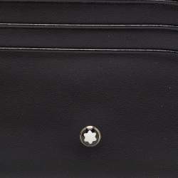 Pre Owned Montblanc Black Leather Meisterstück Pocket 6cc Card Holder