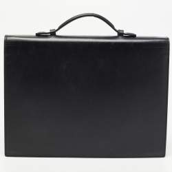 Montblanc Black Leather Meisterstuck Briefcase