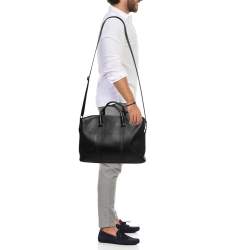 Montblanc Black Leather Meisterstück Document Briefcase Bag