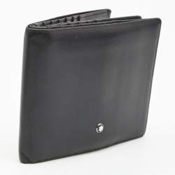 Montblanc Black Leather Meisterstuck 24 CC Bifold Wallet