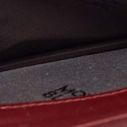 Montblanc Burgandy Leather Meisterstück Business Card Holder with Gusset