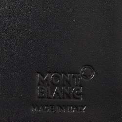 Montblanc Black Leather Meisterstück Business Card Holder with Gusset