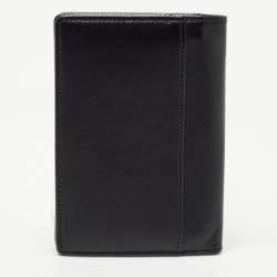 Montblanc Black Leather Meisterstück Business Card Holder with Gusset