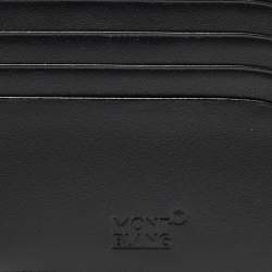 Montblanc Black Leather Sartorial Pocket 4cc with ID Card Holder